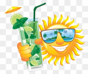 Summer Clip Art - Summer Smiley