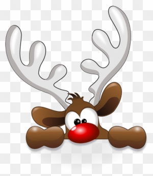 naughty reindeer clipart