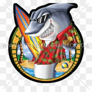 Surf Shark - Screen Printing Photos Waterbase - Free Transparent PNG ...