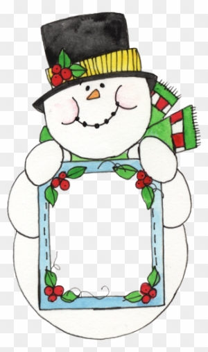 snowman borders clipart