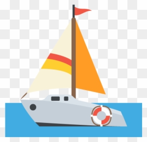 Sailboat - Sailboat Emoji - Free Transparent PNG Clipart Images Download