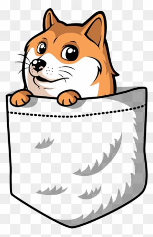Pocket Doge Pocket Doge T Shirt Doge Dog Meme Shirt White X Large Free Transparent Png Clipart Images Download - cute dog images for roblox t shirt template