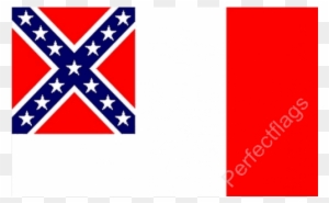 3rd Confederate Flag - State Flag Mississippi Flag