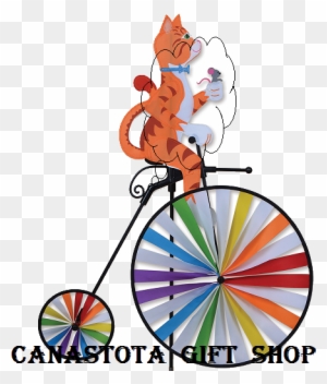 Catalog For High Wheel Bicycle Wind-spinners Featured - Premier Frog High Wheel Bicycle Spinner