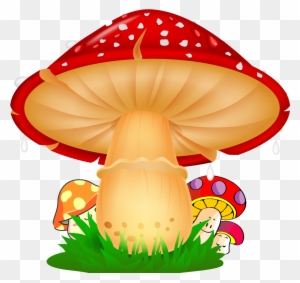 Mushroom Cartoon Illustration - Desenho Colorido De Cogumelo - Free ...