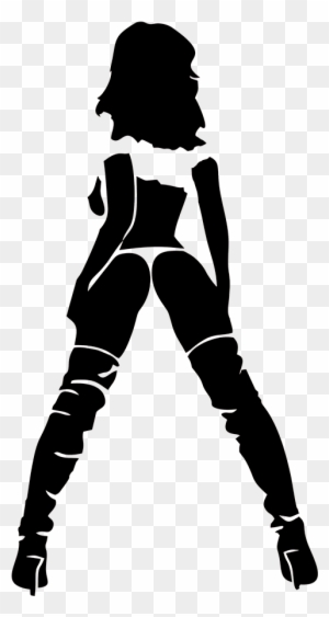 Silhouette Of A Woman Sexy Girl Silhouette Png Free