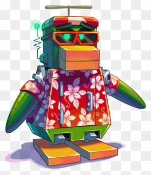 Rookie Bot Malfunctioned - Rookie Bot Club Penguin - Free Transparent PNG  Clipart Images Download