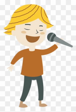 clipart boy singing riptide