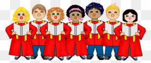 Choir Clip Art Children Singing Clip Art Image - Sing Praise God Clip