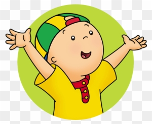 Pin Kid Watching Tv Clipart - Happy Birthday Caillou - Free Transparent ...