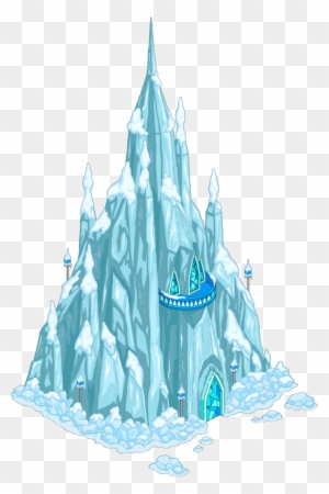 Frozen Castle In Winter Landscape - Frozen Ice Castle Png - Free