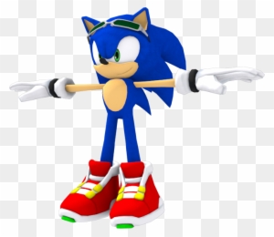 Sonic Model - Sonic The Hedgehog Free Riders - Free Transparent PNG ...