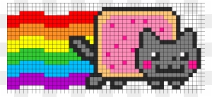 Evil Nyan Cat Gif And Friends - Nyan Cat Perler Beads - Free ...