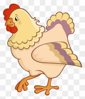 Chickenclip Artbeautiful - Cartoon Hen Png - Free Transparent PNG ...