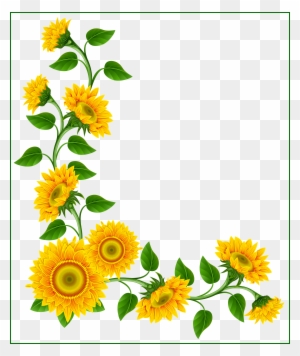 Free Free 197 Clipart Transparent Sunflower Border Png SVG PNG EPS DXF File