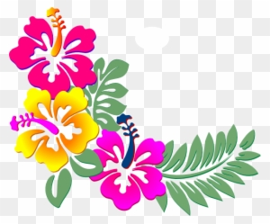 Hibiscus Clipart Corner - Hibiscus Flower Clipart - Free Transparent ...