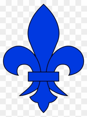 Fleur De Lis Blue Lilium Clip Art - Blue Fleur De Lis - Free ...