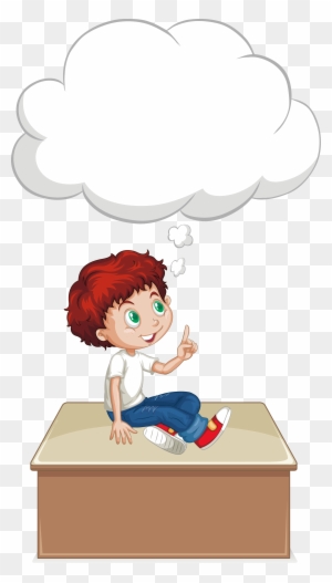 Boy Euclidean Vector Thought Illustration Boy Thinking Png Free Transparent Png Clipart Images Download