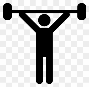 Weightlifting Silhouette Free Icon - Weight Lifting Icon Png