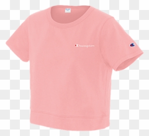 champion shirt crop top