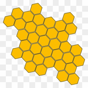 Honeycomb Clipart Transparent - Honey Comb Vector Png - Free ...
