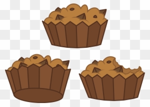 Chocolate Chip Cookie Biscuits Pony Muffin - Mlp Apple Food