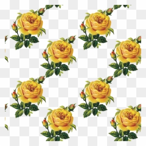 Flower Bouquet Garden Roses Floral Design Cut Flowers - Vintage Yellow Floral Png