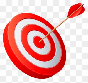 Illustration Of Target With Arrow Shot In Center - Targeting Market ...