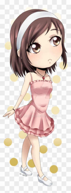 Cute Chibi Girl Brown Hair Chibi Girl With Brown Hair Free Transparent Png Clipart Images Download - kawaii cute roblox girl with brown hair