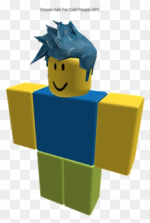 Frozen Hair For Cold People Npc Roblox Noob Free Transparent - brown beautiful hair for beautiful people roblox