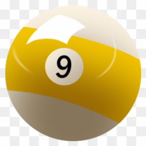9 Ball Real - Number 9 Pool Ball - Free Transparent PNG Clipart Images Download