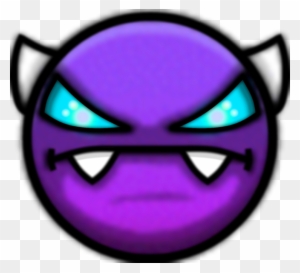 Demon - Geometry Dash Insane Demon Face - Free Transparent PNG Clipart Images Download