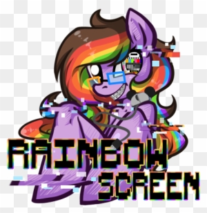Dat Rainbow Screen Id By Rainbowscreen Cartoon Free Transparent Png Clipart Images Download - pink fluffy unicorns roblox id