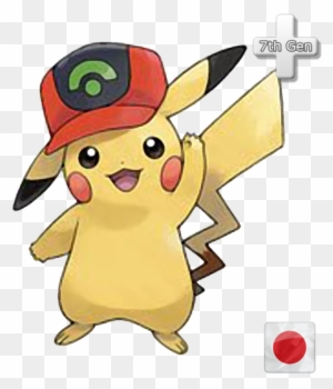 Pikachu With Ash's - Pikachu With Ash's Hat