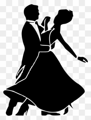 File - Ballroom - Svg - Black And White Ballroom Dancing - Free ...