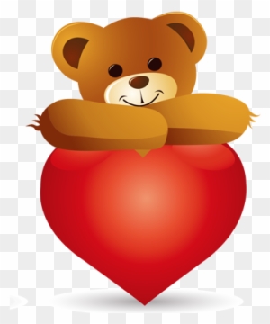 alphabet teddy bear clipart heart