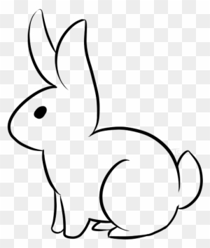 Clip Art Santa Rabbit Black White Line Art - Christmas Bunny Coloring ...