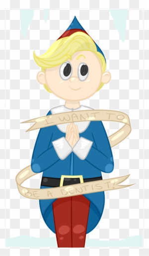 Hermey The Elf By Songoesmeow - Elf - Free Transparent Png Clipart 