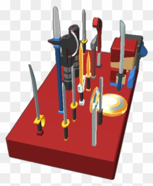 A Rack Of Weapons With A Samurai Hat Too Croquet Free Transparent Png Clipart Images Download - roblox hat weapons