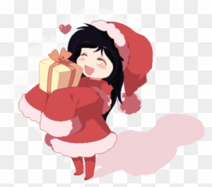 Anime Christmas Couple Love Download - Anime Chibi Girl Christmas