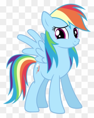 Alternate Hairstyle, Artist - Mlp Rainbow Dash Excited