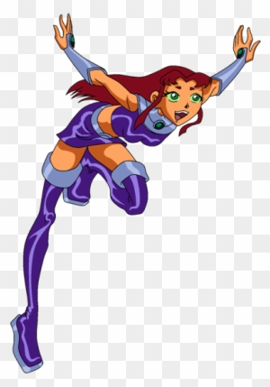 how to draw starfire flying