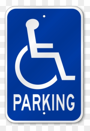 Handicap Parking Sign - Custom Company Parking Sign - Free Transparent ...