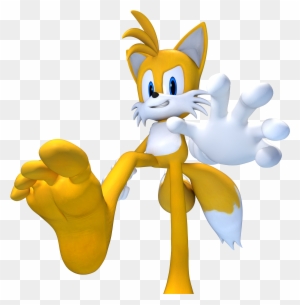 Tails The Giant By Feetymcfoot Tails The Fox Feet Free Transparent Png Clipart Images Download - giant foot roblox