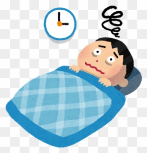 Daylight Saving Time Makes You Get Sleep Disorder 寝 られ ない イラスト Free Transparent Png Clipart Images Download