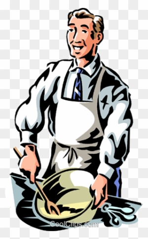 man cooking clip art
