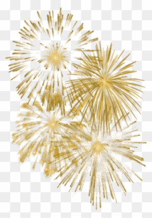 Gold Fireworks Transparent Background - Free Transparent PNG Clipart