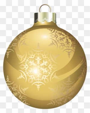 Gold Christmas Ornament Clipart - Gold Christmas Balls Clip Art - Free ...