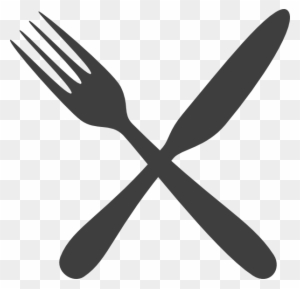 Fork Knife Silverware Clip Art Free Vector In Open - White Knife And ...