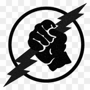 hand holding lightning bolt clipart